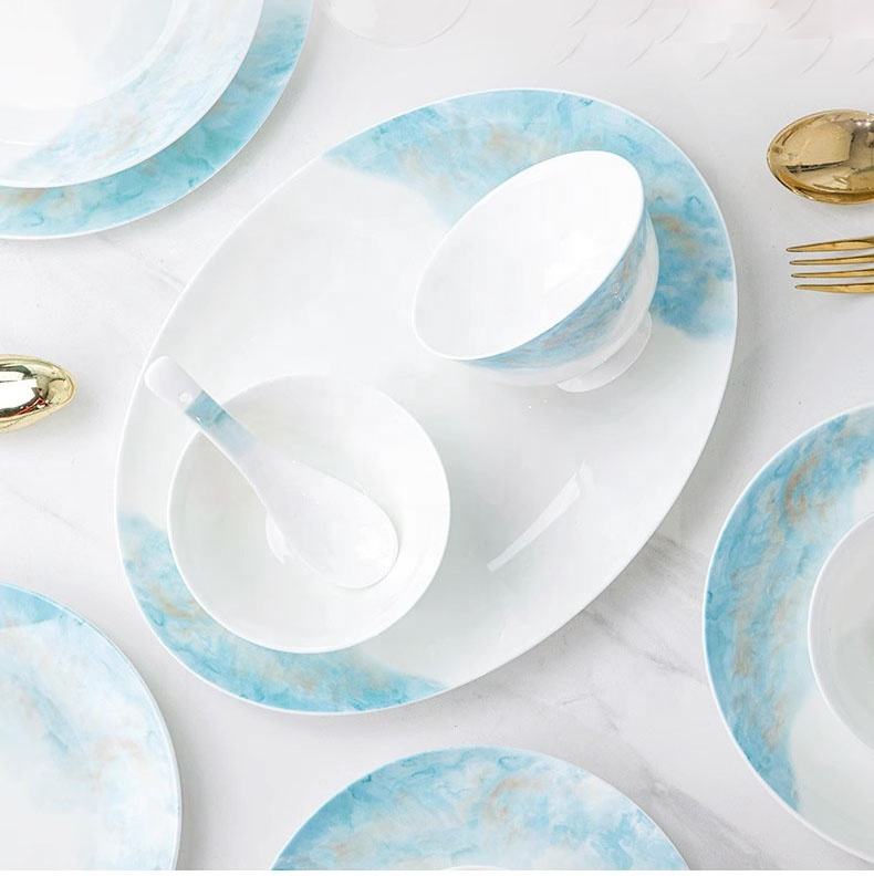 OPAL URMI SHAPE 33PCS DINNER SET  22942 I WH-33-301