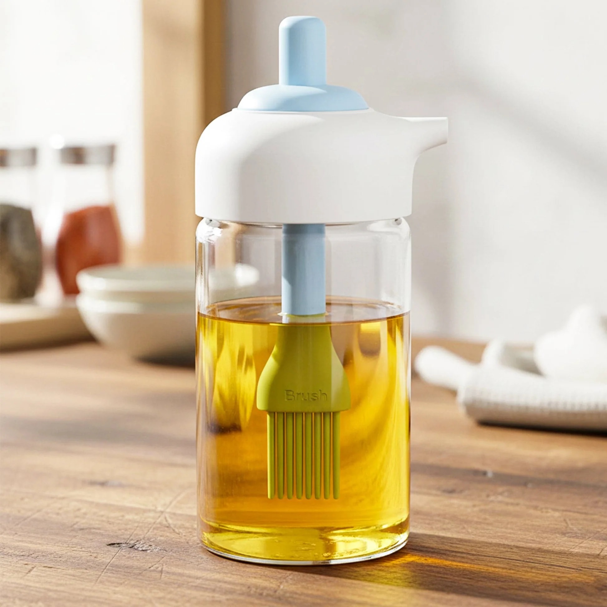 Glass Oil Brush Jar 230ml