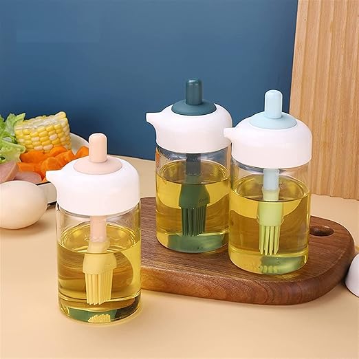 Glass Oil Brush Jar 230ml