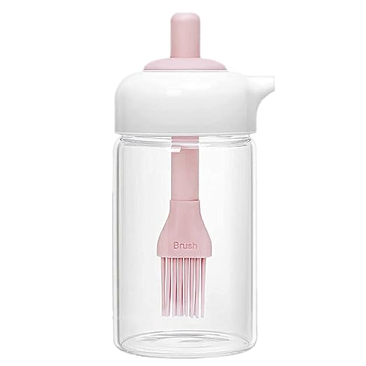 GLASS OIL BRUSHJAR 230ML 1PCS 23196 | MSB-118
