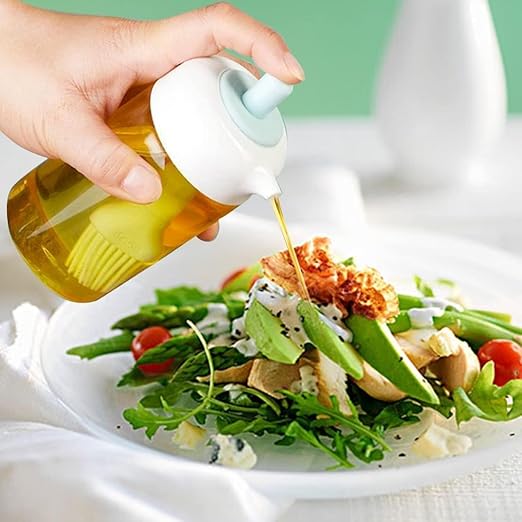 GLASS OIL BRUSHJAR 230ML 1PCS 23196 | MSB-118