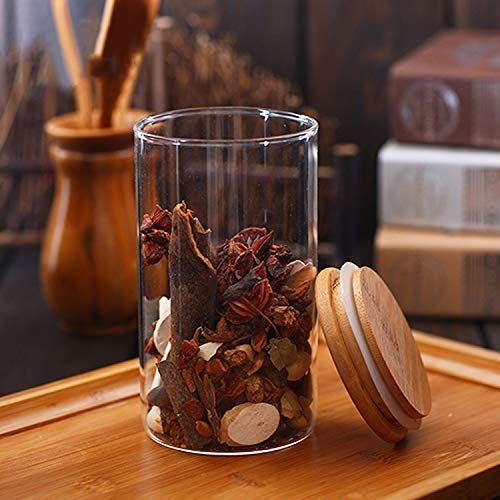WOODEN LID JAR ROUND  1050ML 20148 | GDN10-1050-BB