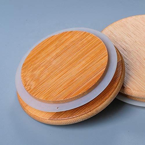 WOODEN LID JAR ROUND  1050ML 20148 | GDN10-1050-BB