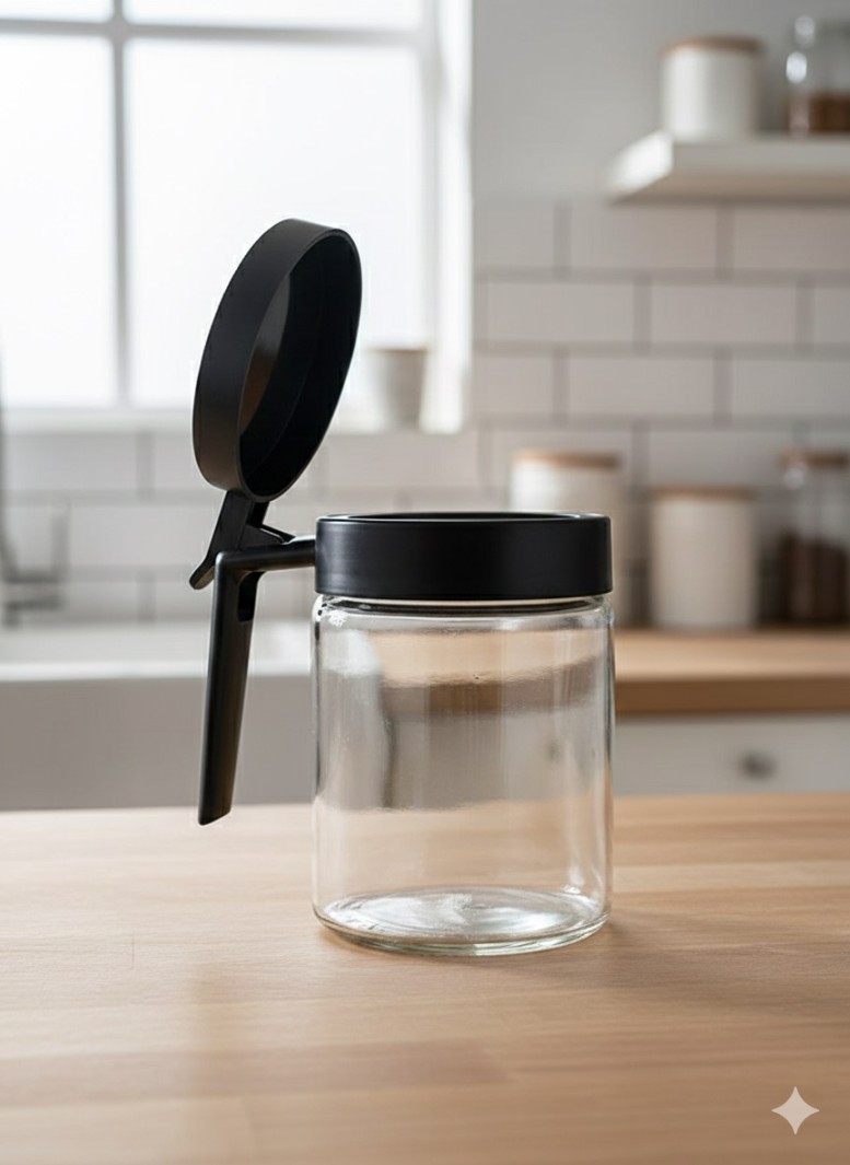 3 PCS GLASS SPICE JAR SET 330ML 22888|H3261-0301