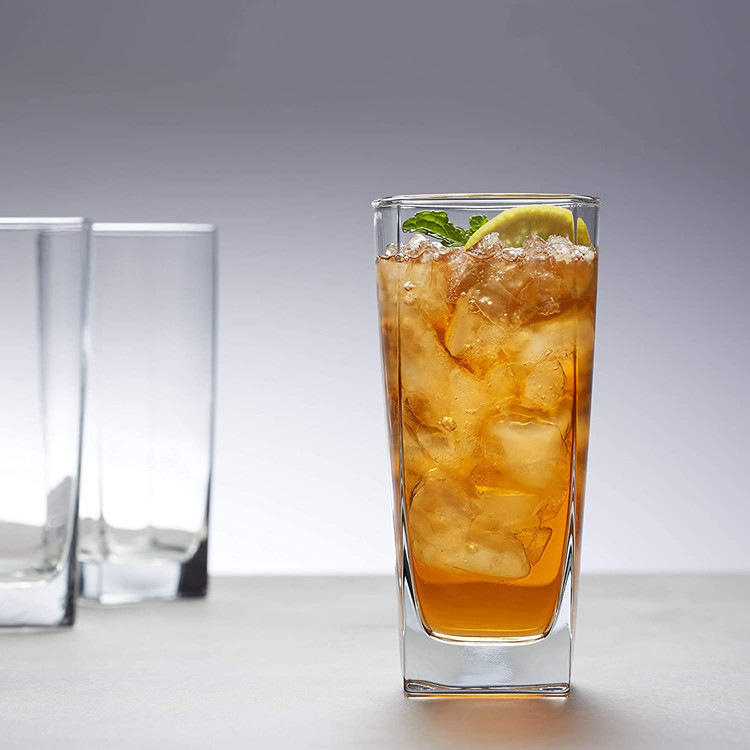 SQUARE JUICE GLASS 260ML 6PCS SET  22900 | KTY4012