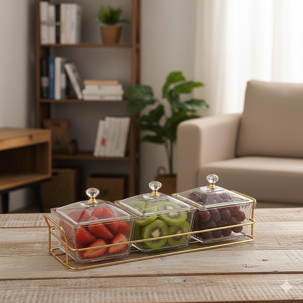 PLASTIC CANDY ON TRAY 3PCS SET 4 INCH  22934 IPKTY-3