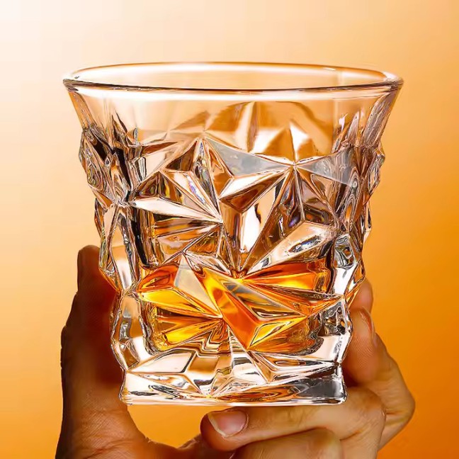 DIAMOND WHISKY GLASS 250ML 6PCS 22720 |KB041-2