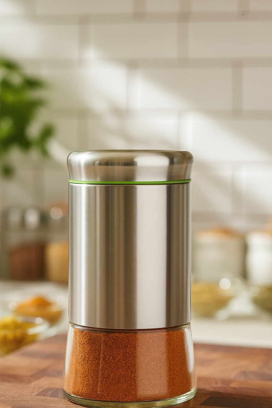 GLASS JAR WITH STEEL COVER  850ML BOX PACK  22847|H4082-1