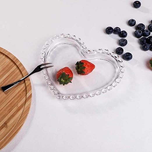 Heart Plate 5 Inch 6 Pcs Box Pack