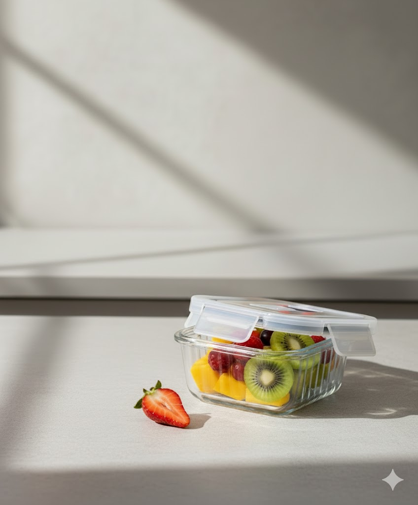 LUNCH BOX SQUARE 310ML 1PCS BOX PACK  22857 | GPK201-310B/L1