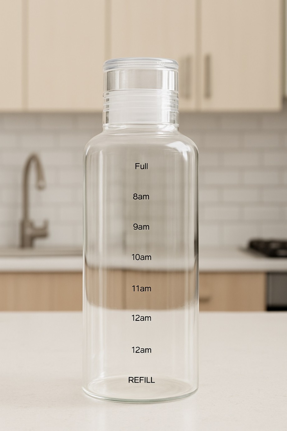 BOROSILICATE WATER BOTTLE 350ML  22872 | GOOD MOMENTS-350