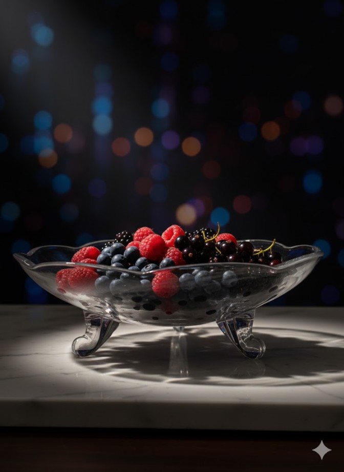 FRUIT BOWL 3 LEG  9.5 INCH (235MM)  22885 | TGD1912-9.5