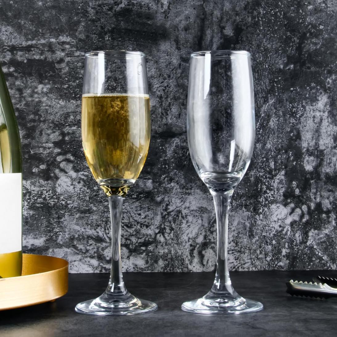 CHAMPAGNE WINE GLASS 165ML 6PCS SET  21725 | GL3096