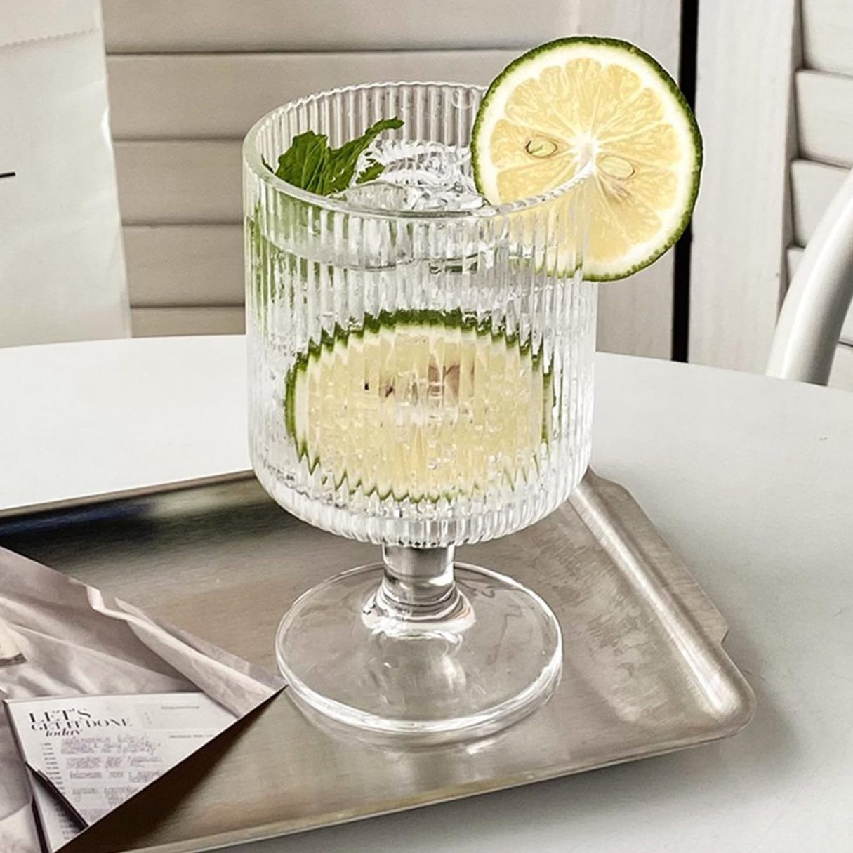 WINE GLASS LINING 240ML 6 PCS  22804 | K307B