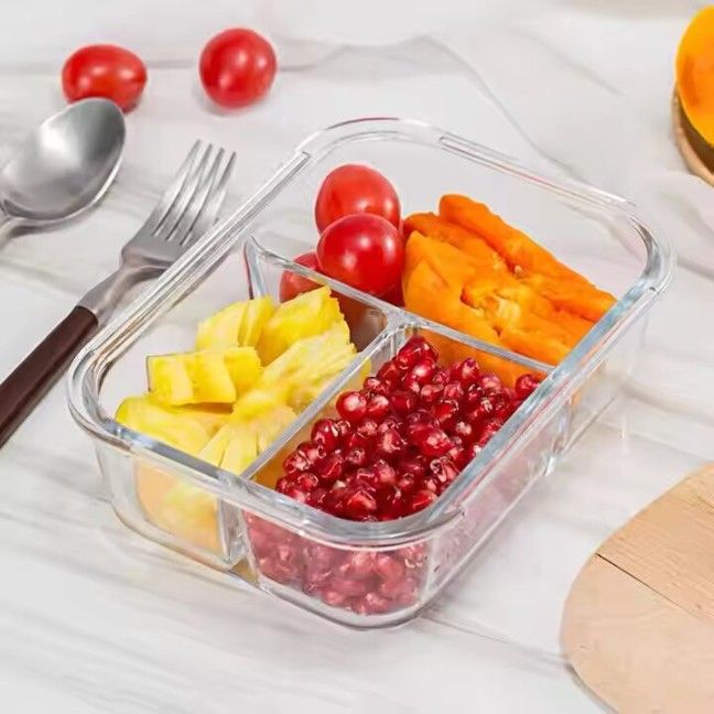 LUNCH2 BOX 3PARTITION 1LTR  20880 | BX1001-3GD