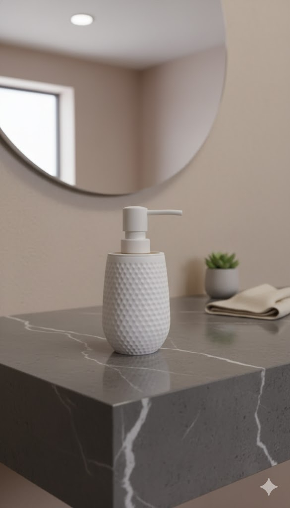 ACRYLIC SOAP DISPENSER  (MULTI COLOUR)  22832 | KL9374-B