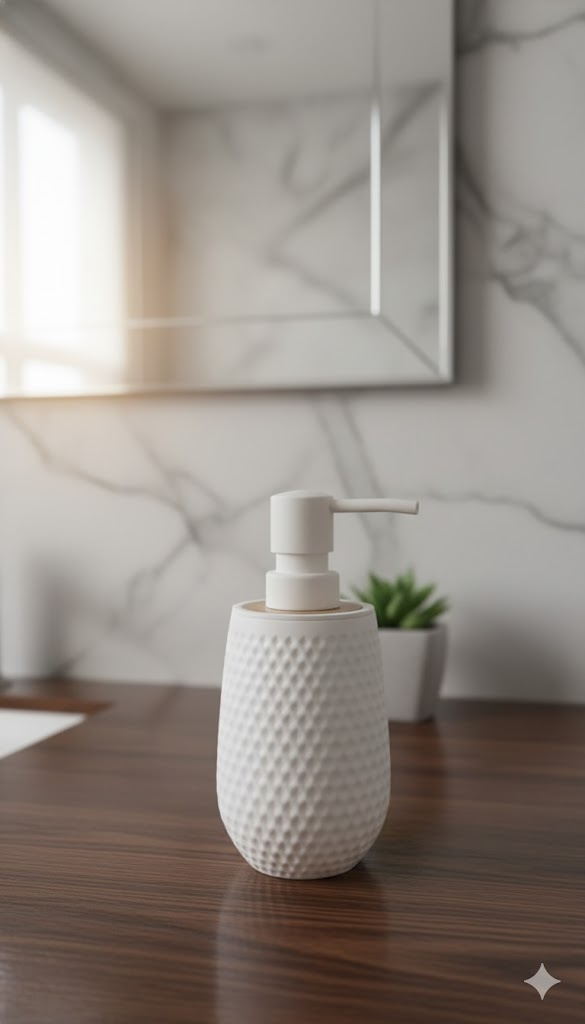 ACRYLIC SOAP DISPENSER  (MULTI COLOUR)  22832 | KL9374-B