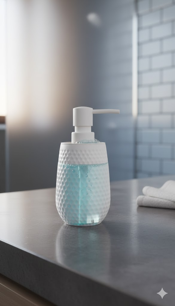ACRYLIC SOAP DISPENSER  (MULTI COLOUR)  22832 | KL9374-B