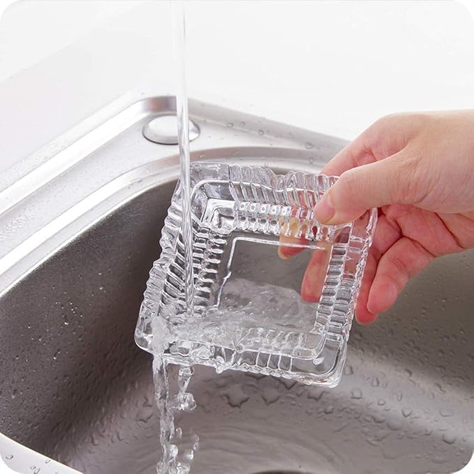 Glass Square Ash Tray Small