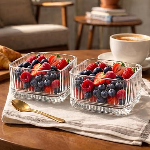 SERVING BOWL SQUARE 4 INCH 6 PCS SET  22805 | W7117-4.5B