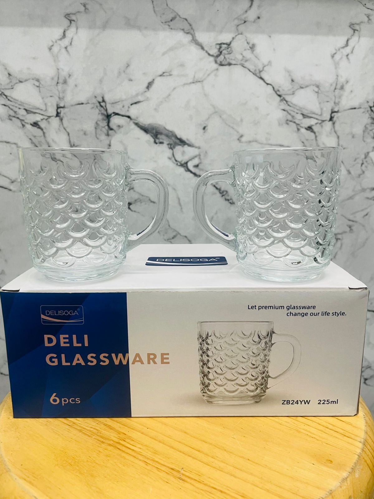 Fish Tea Cup 240ml 6 Pcs
