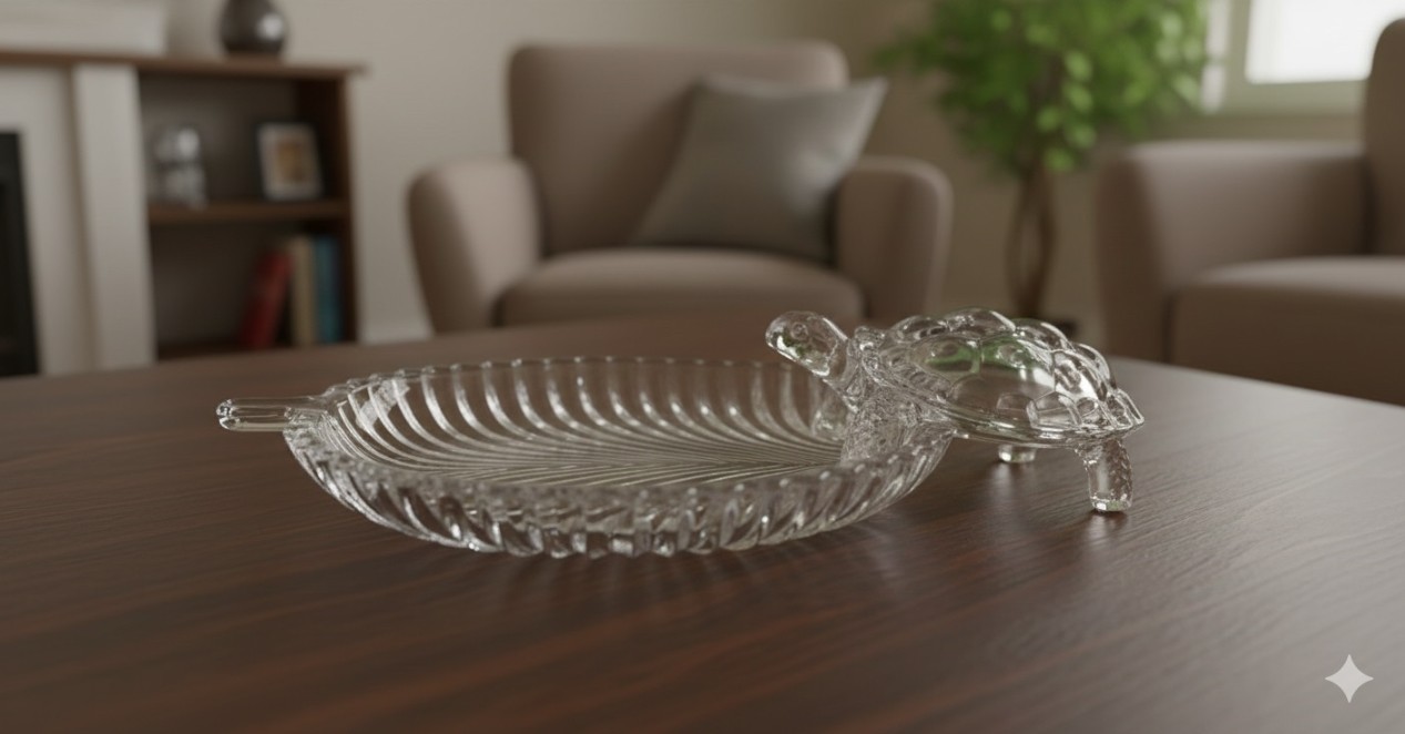 TURTLE WITH LEAF PLATE BIG SIZE  22794 | TS-201