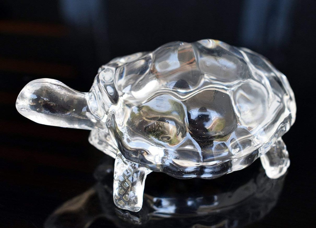 TURTLE WITH LEAF PLATE BIG SIZE  22794 | TS-201
