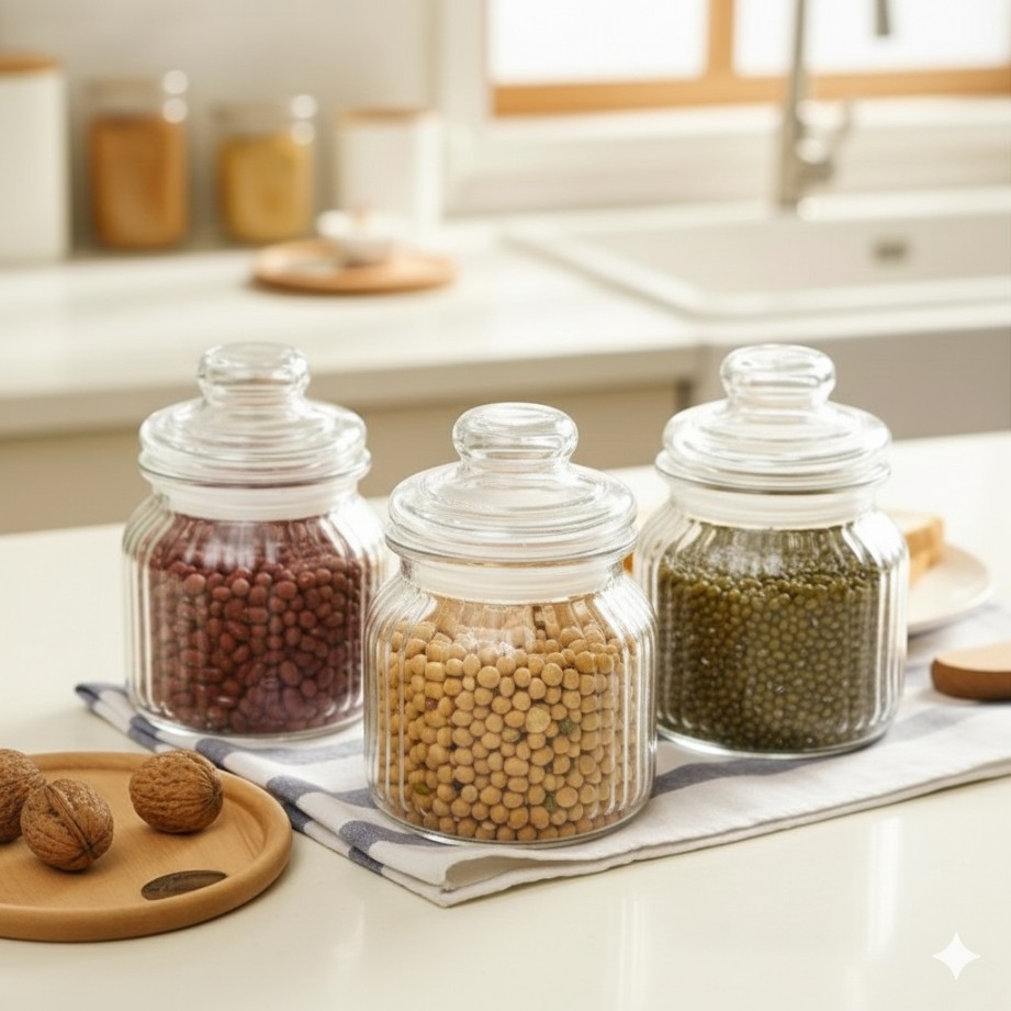 POP JAR 730ML 3PCS  21766 | H4018-SET