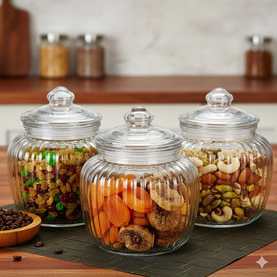 POP JAR 700 ML 3PCS SET BOX PACK  21816 | H4033-SET
