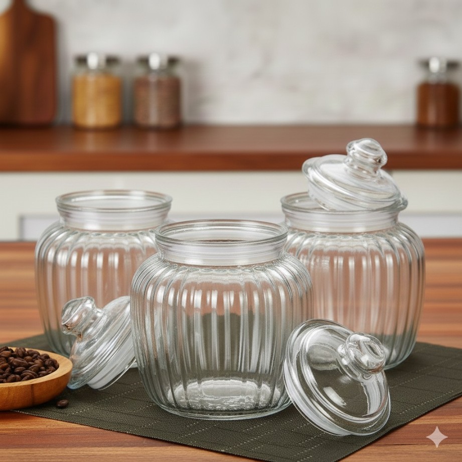POP JAR 700 ML 3PCS SET BOX PACK  21816 | H4033-SET