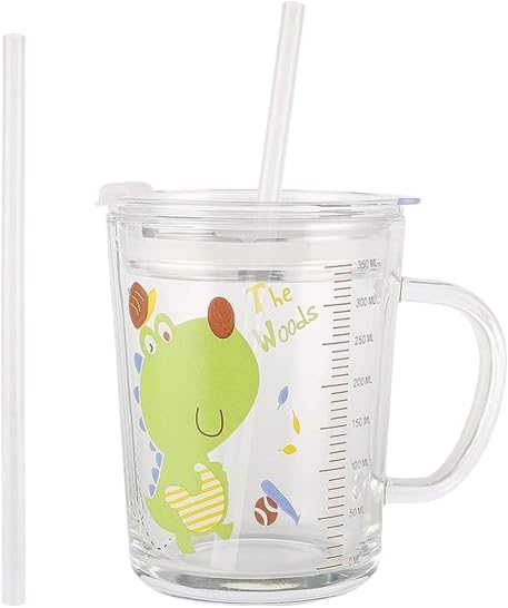 CARTOON MILK GRADUATED GLASS 400ML  22405 | VX-45