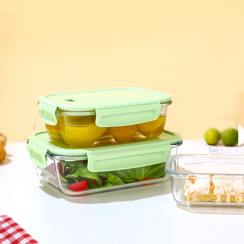 LUNCH BOX SET S.M.L RECTANGLE 3PCS  21438 | H2152-3