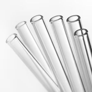 Empty Glass Straw White