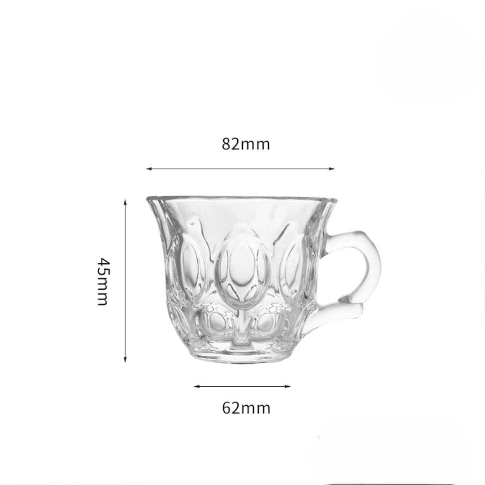 TEA CUP BUBBLE 145ML 6 PCS SET  22757 | CF035