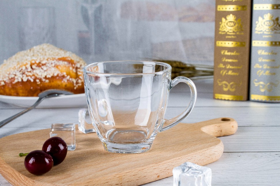 SQUARE TEA CUP 195ML 6PCS  22403 | ZB47