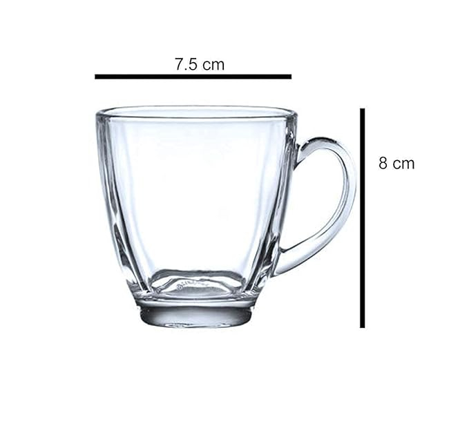 TEA CUP 190 ML SQUARE ( 6 PCS )  20304 | KTZB47