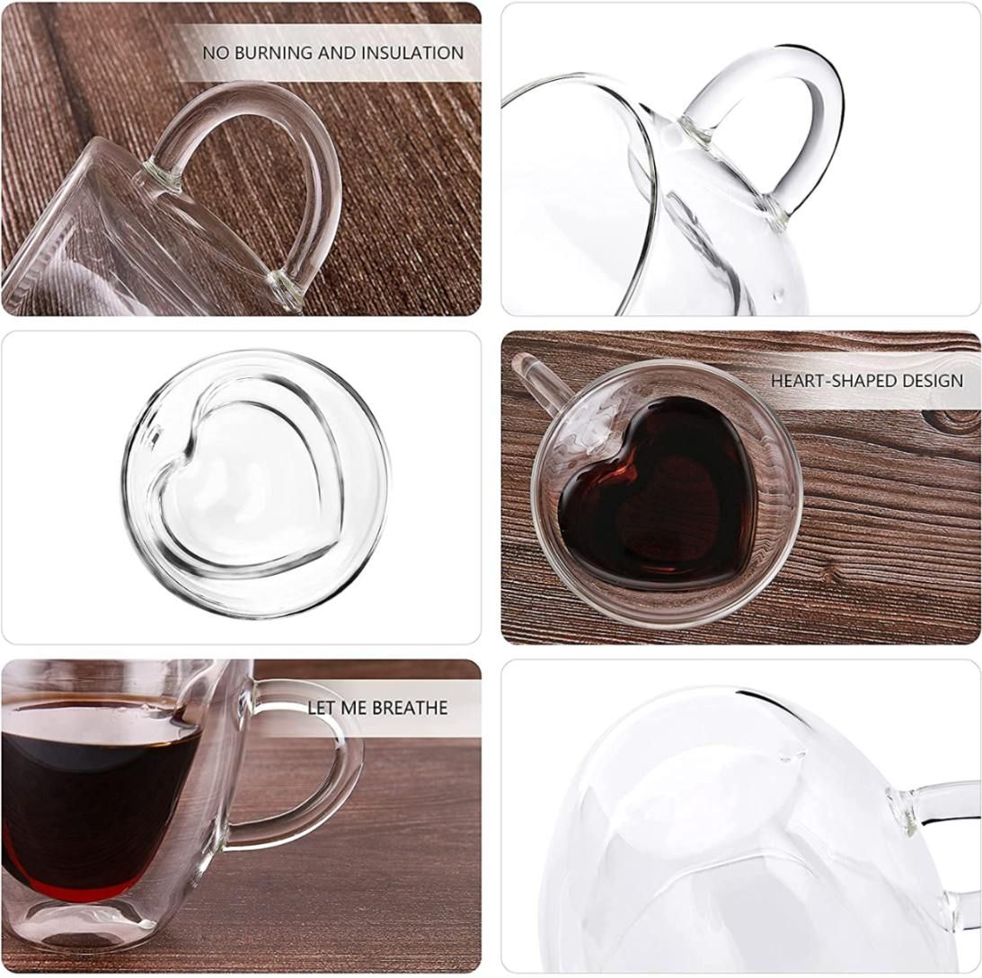 DW GLASS HEART 170ML 1PCS  20857 | GPZB213-170