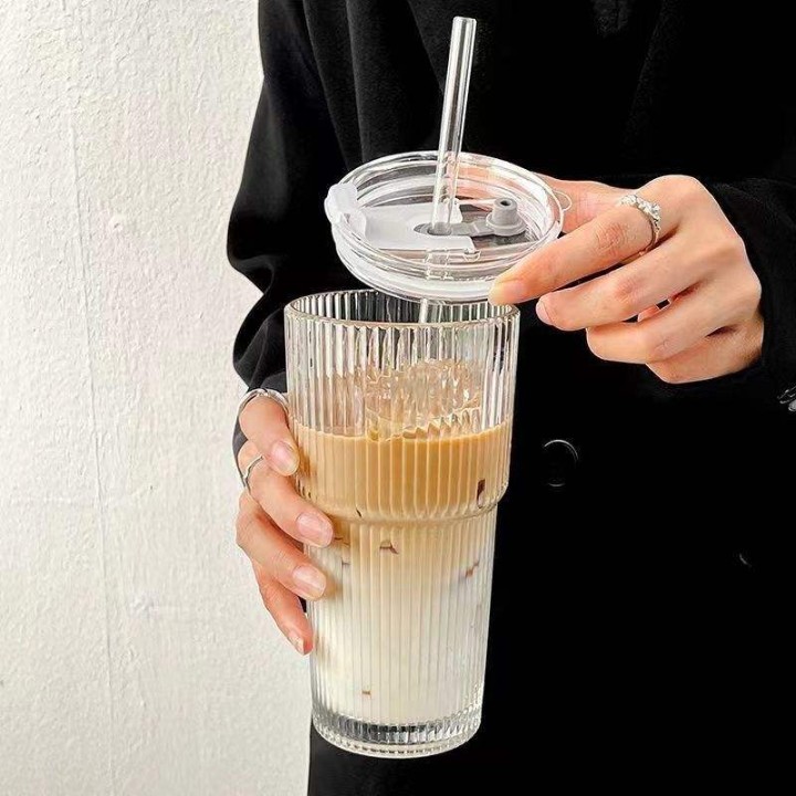 SIPPER GLASS LINING LONG 600 ML  22719  | VX-32