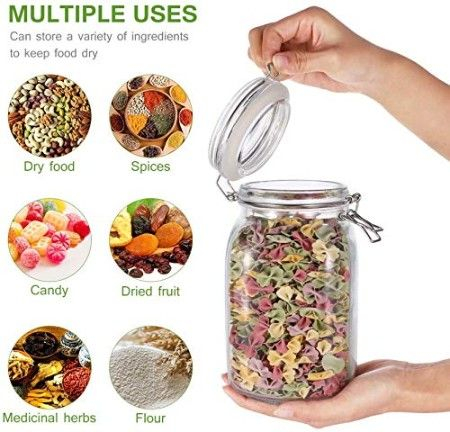 SWING CAP SQUARE JAR 1.7 LTR  gk  22462 I H4073G-2