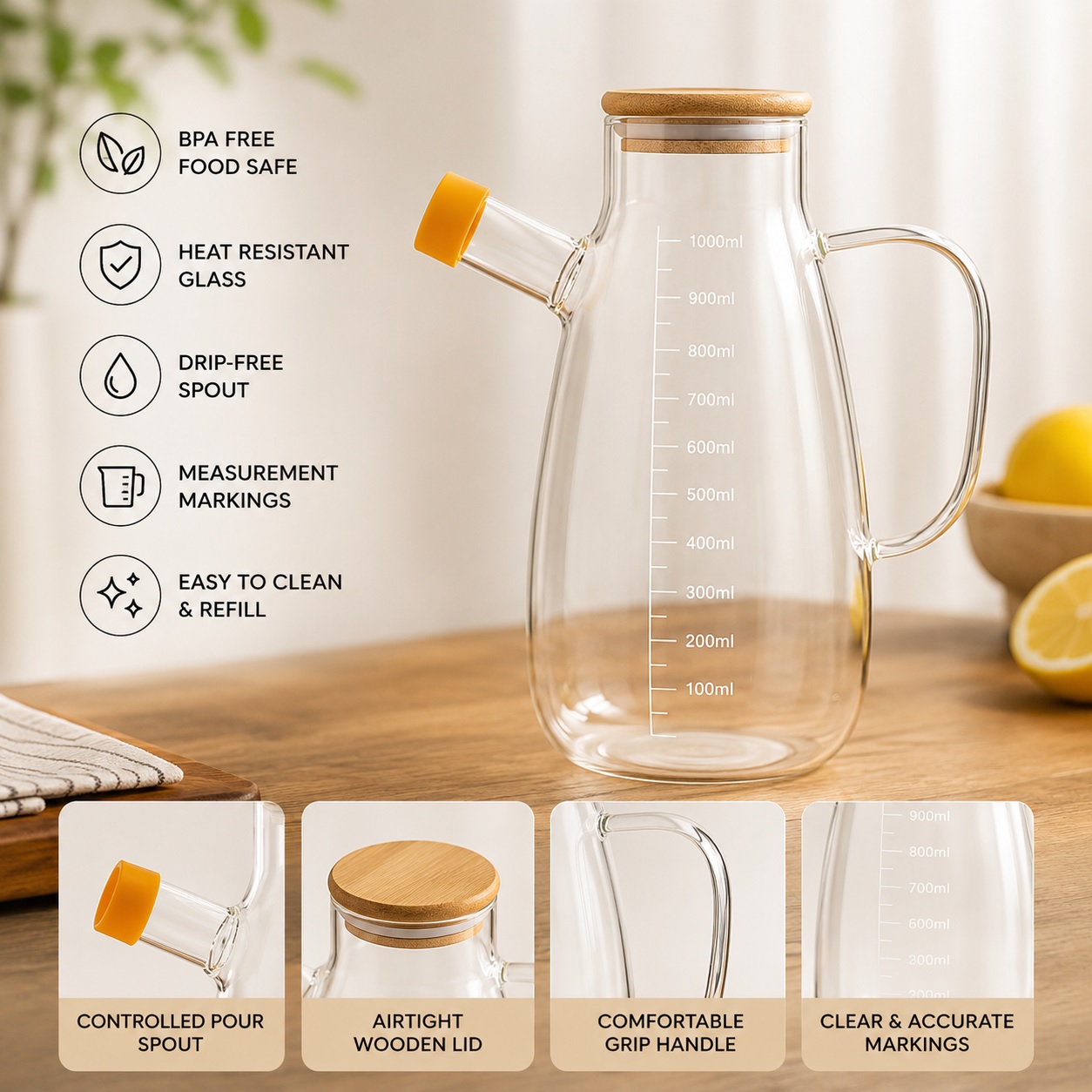 OIL CAN ROUND 950 ML NEW 23168