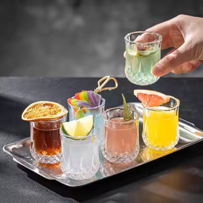SHORT RAJWADI GLASS 220ML 6PCS 22532 | XM006A