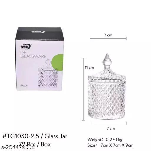 CRYSTAL CANDY JAR 2.5 MM 22175 | TG1030-2.5