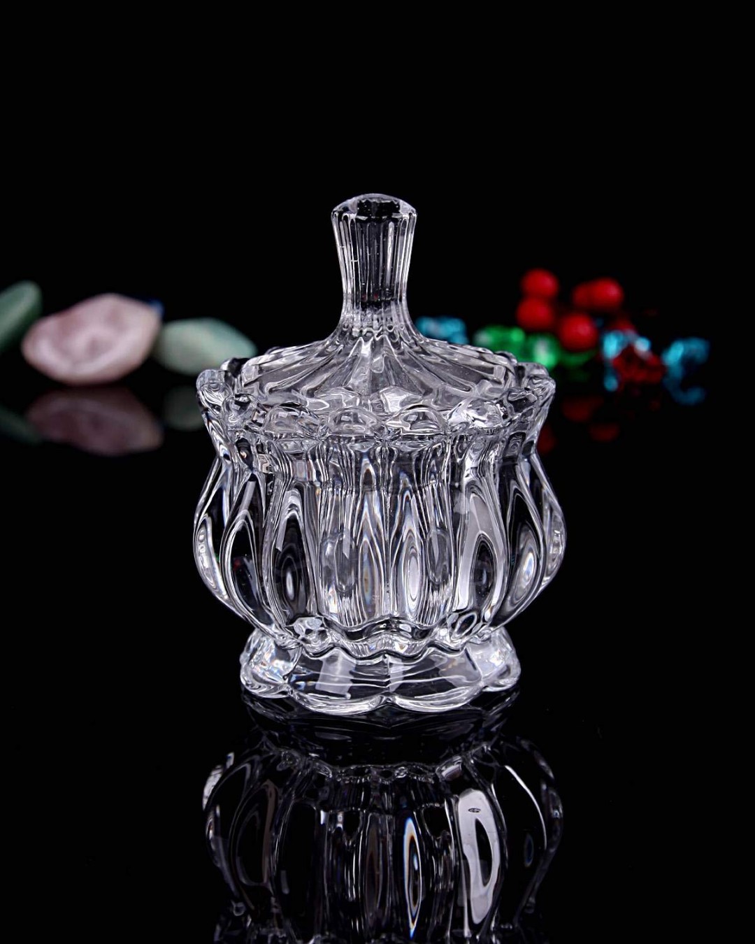 CANDY JAR RED CHERRY 3.3 INCH 22640 | C73A
