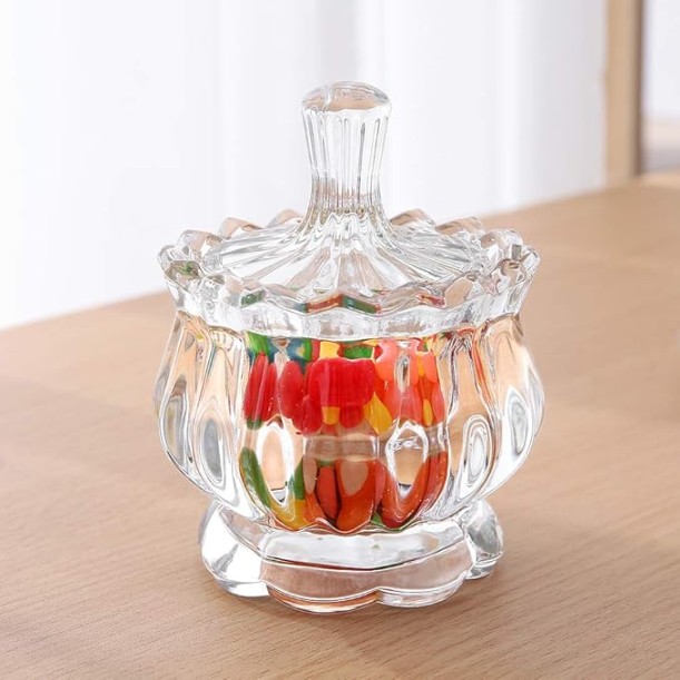 CANDY JAR RED CHERRY 3.3 INCH 22640 | C73A