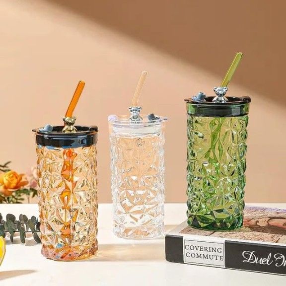 TEDDY LOVE SIPPER GLASS 380ML 22342 | H6-0024