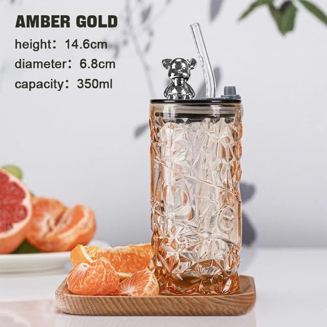 TEDDY LOVE SIPPER GLASS 380ML 22342 | H6-0024
