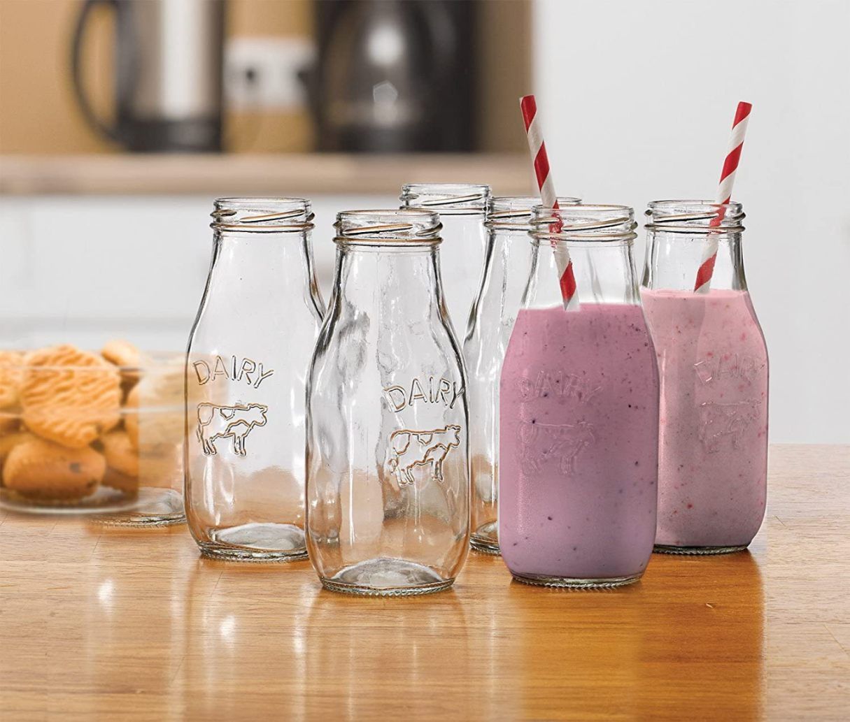 MASON STRAW MILK JAR 300ML 1PCS 20180 | H25S-400