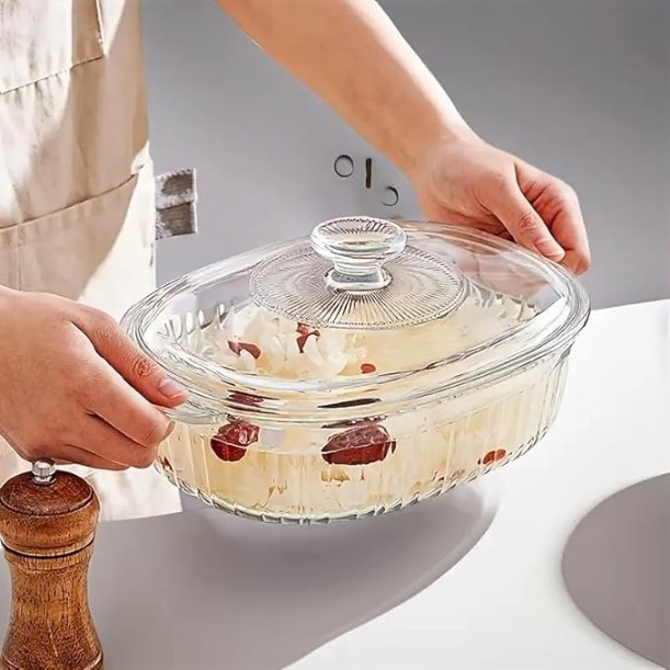 CASSEROLE WITH LID 2.8 LTR 22636  |H2452-0101