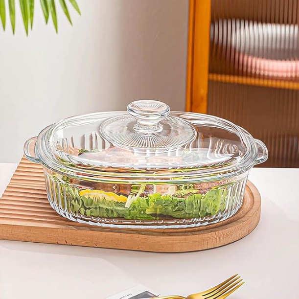 CASSEROLE WITH LID 2.8 LTR 22636  |H2452-0101