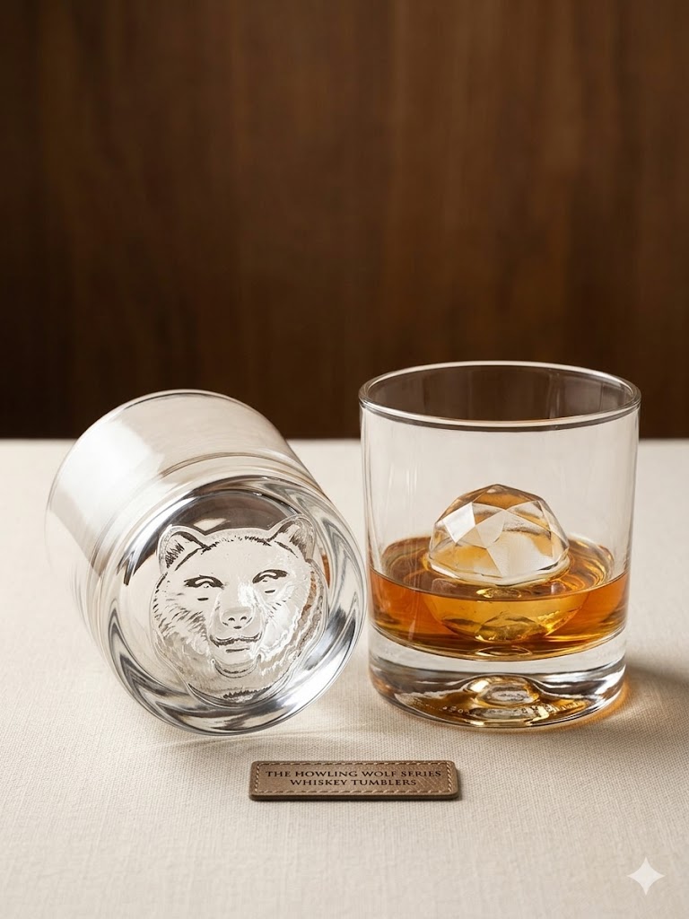BEAR BOTTOM WHIKSY  GLASS 310 ML 6PCS SET 23210 | ANI-2117